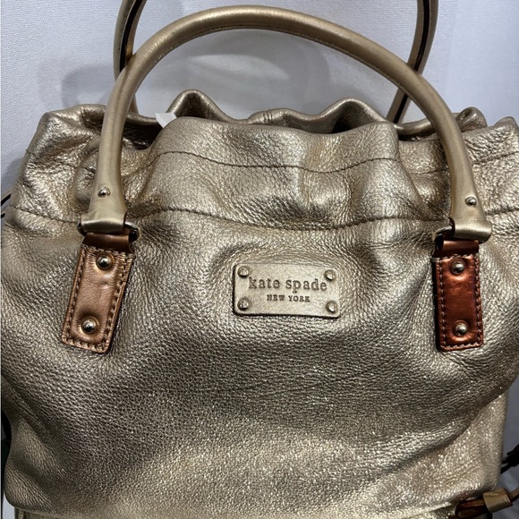 Kate Spade Shimmering Gold Shoulder Bag - Picture 2 of 9